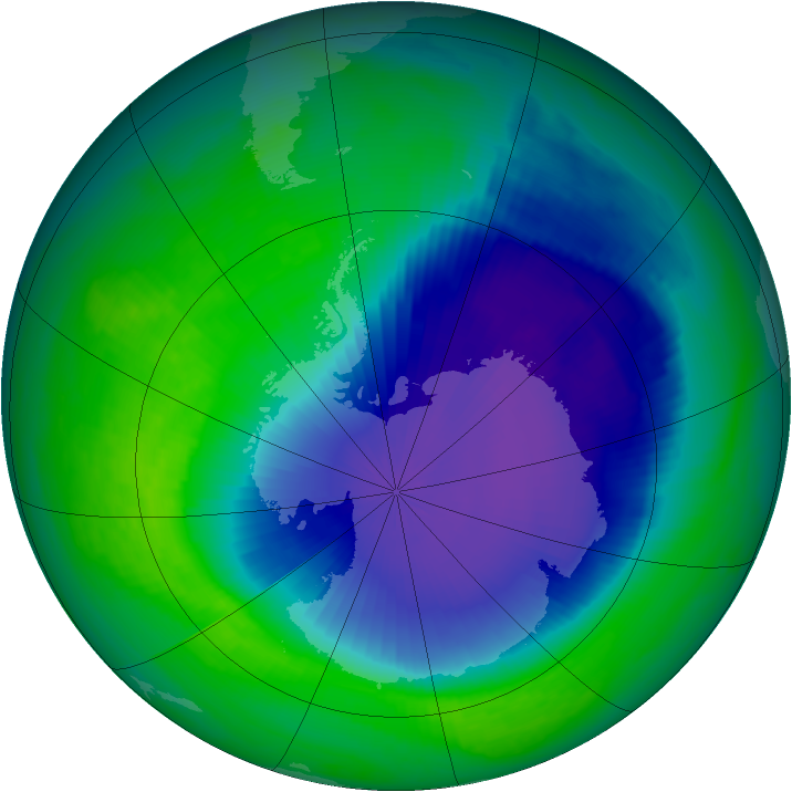 Ozone Map 1999-11-04